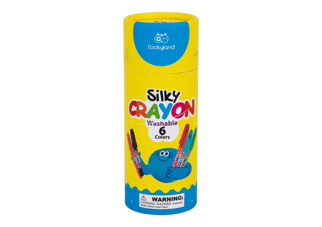 Twistable Non Toxic Washable Crayons - 6 Colors